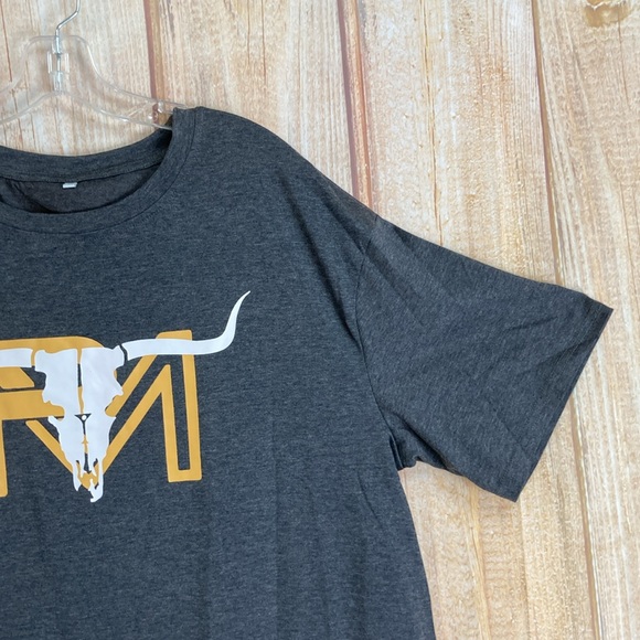 💵NWOT Parker McCollum Gray Tee Men’s Size XLarge - Picture 4 of 8